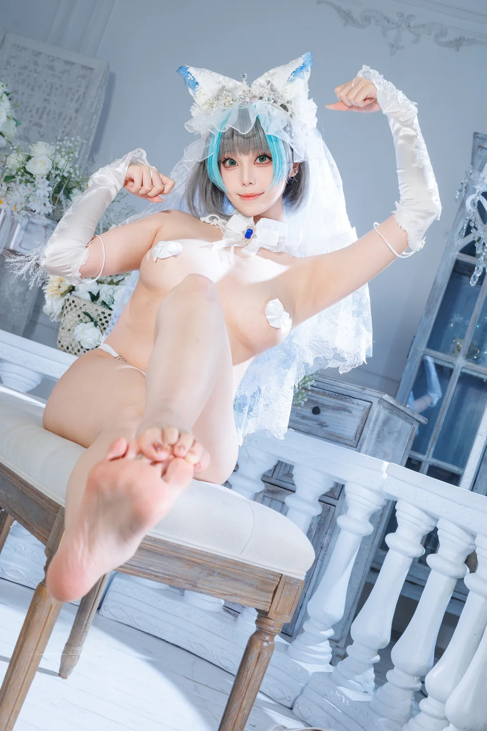 蜜汁猫裘 - 柴郡花嫁 [125P,2V-2.92GB] tg@simisebaisi 【丝足阁】063.webp